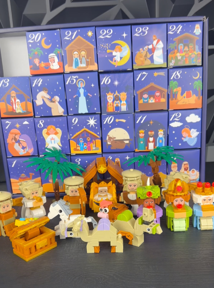 Nativity Scene 24-Day Advent Calendar